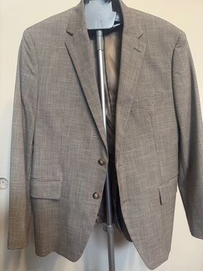 Ralph Lauren Men's Gray Houndstooth Sport Coat